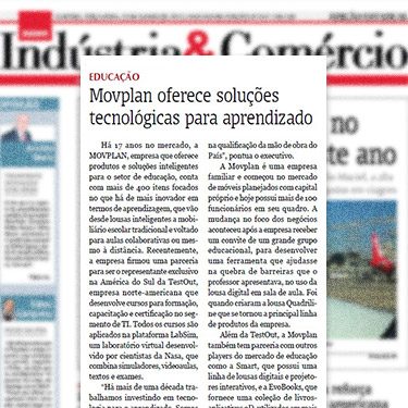 MOVPLAN oferece soluções tecnológicas para aprendizado