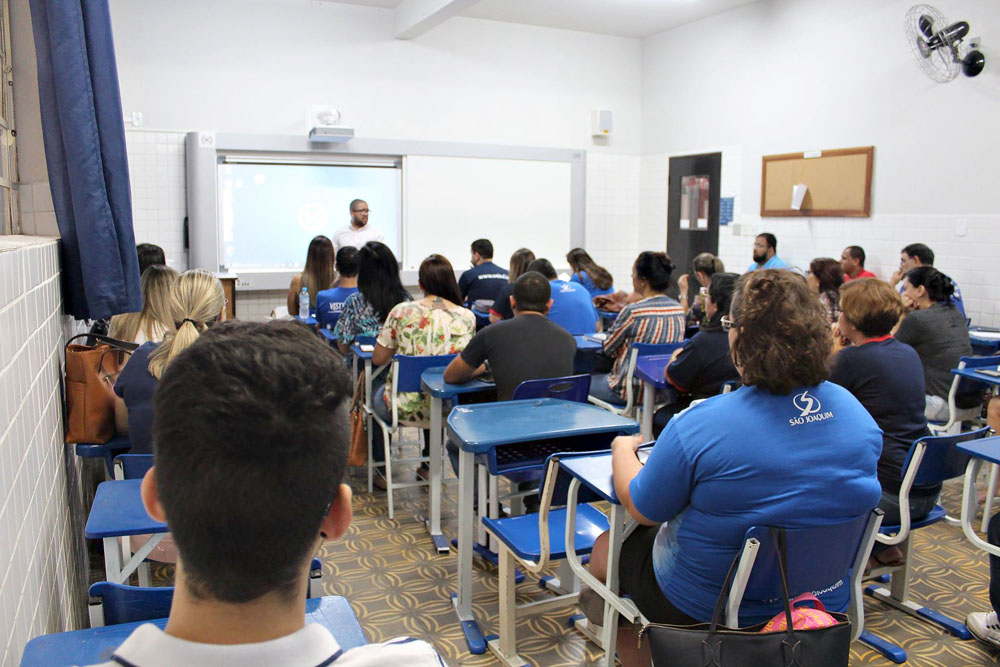 Treinamento da Lousa Digital no São Joaquim