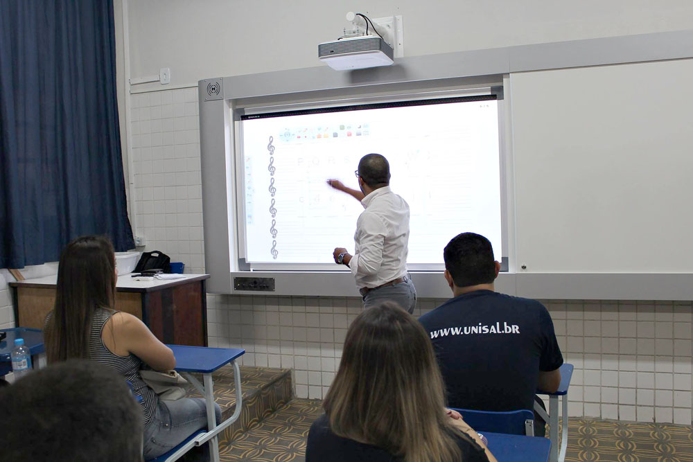 Treinamento da Lousa Digital no São Joaquim