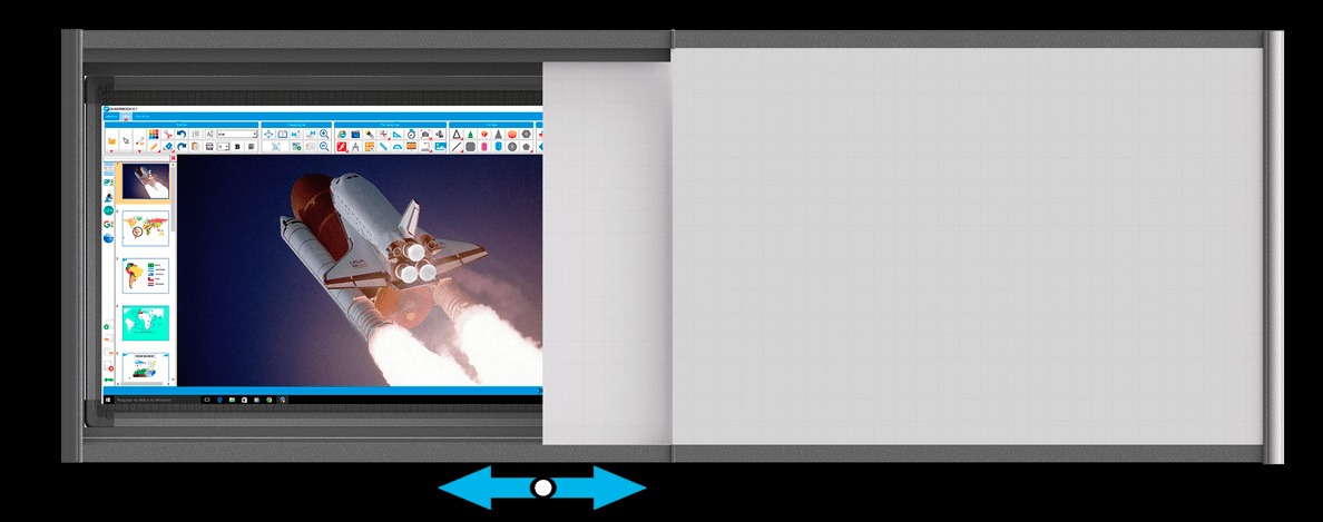 Lousa Interativa MOVPLAN SE, com integração analógica
