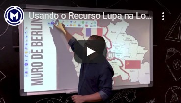 usando o recurso lupa