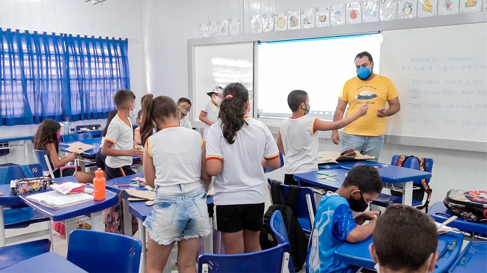 Tela interativa touch screen