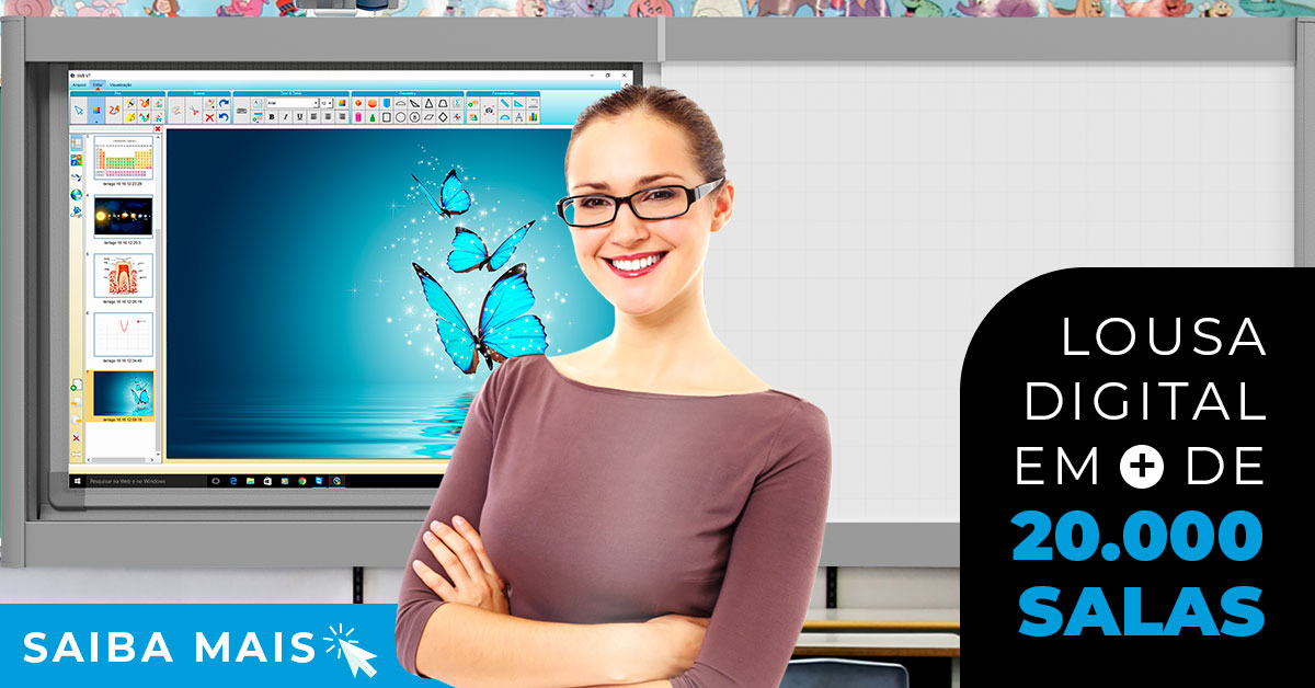 Lousa Digital em mais de 20 mil salas