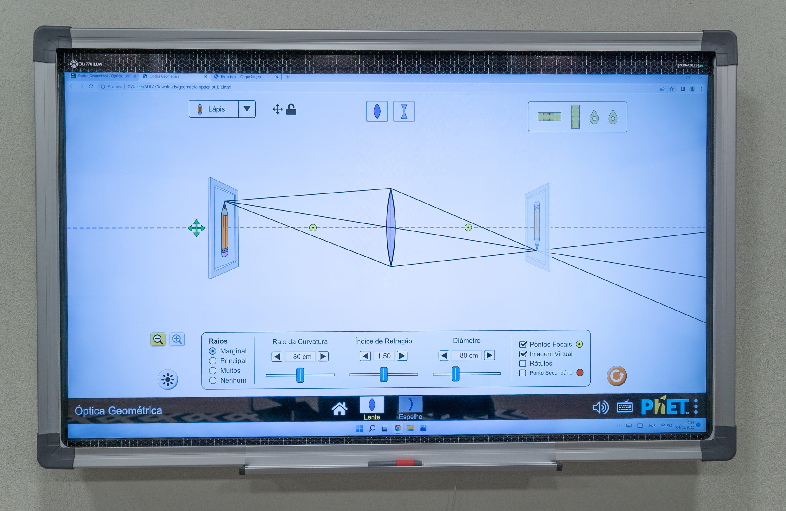 Display interativo MOVPLAN SE