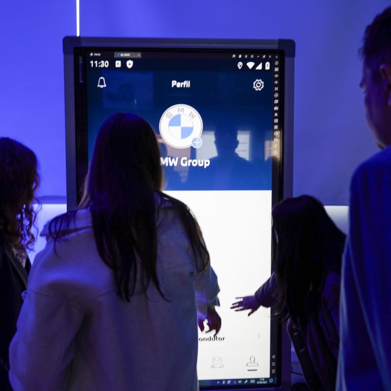 Televisão touch screen