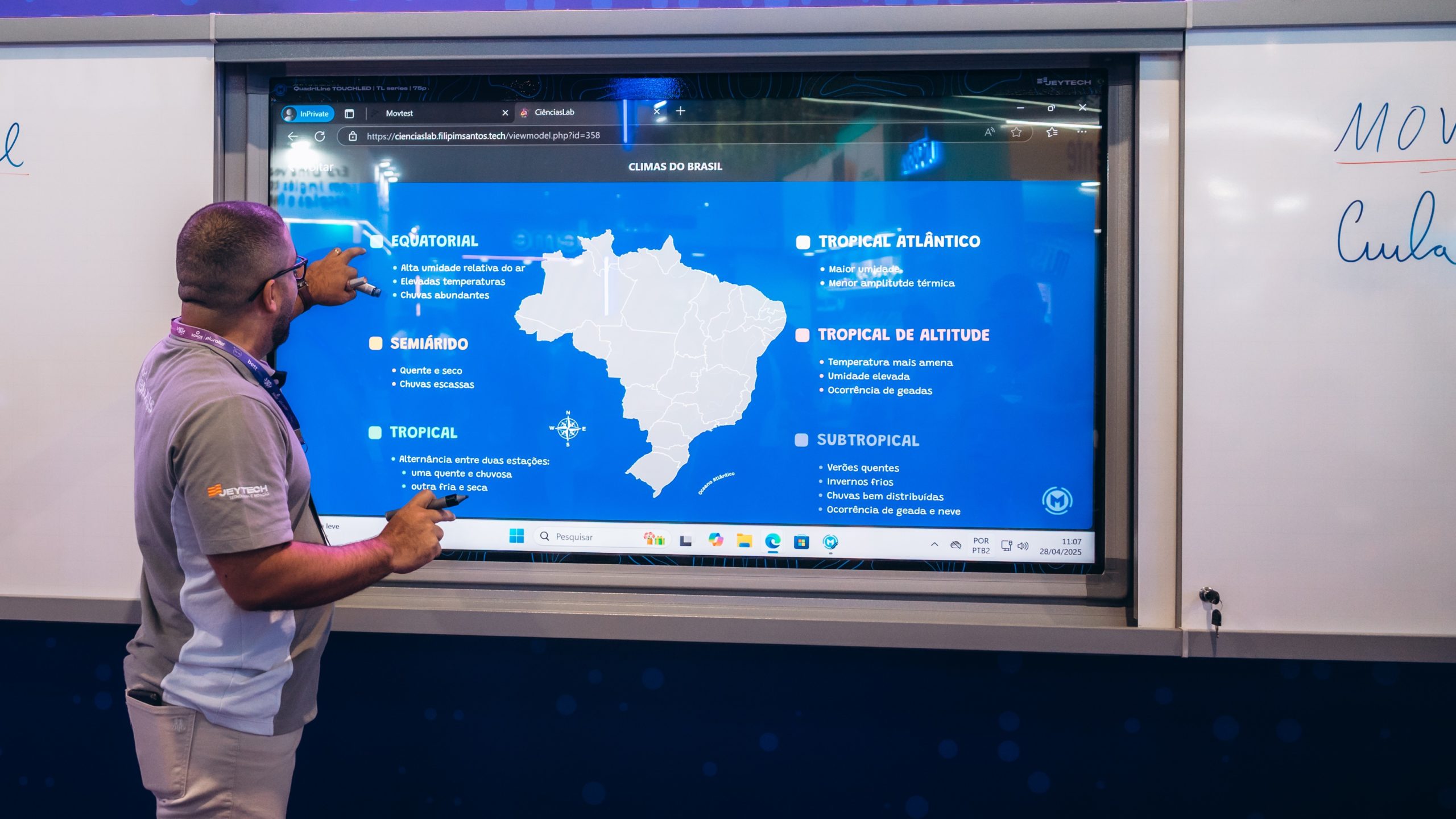 lousa digital aluguel